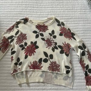 altar’d state floral crop sweater